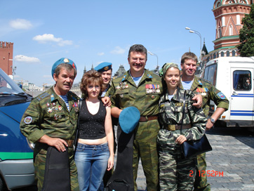 2 августа 2006, Красная Площадь. ГОЛУБЫЕ БЕРЕТЫ и друзья